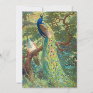 Peafows de la India   Charles Robert Knight