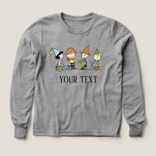 Peanuts Halloween Trucos o Tratos (Diseño frontal)