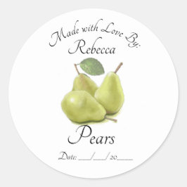 Pear conserva Pegatinas y etiquetas