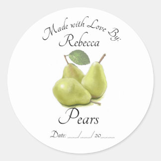 Pear conserva Pegatinas y etiquetas