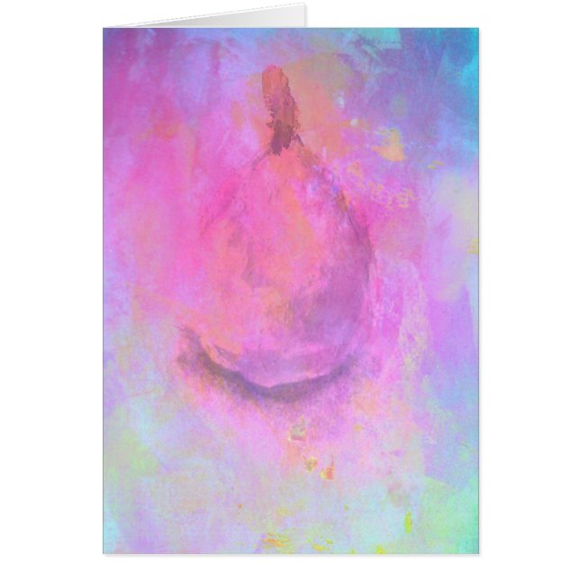 Pear Pintado Todavía La Vida En Las Acuarelas (Frente)