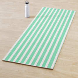 Pearl Aqua Vertical Stripped Yoga Mat