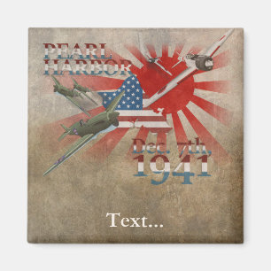 Pearl Harbor 7 de diciembre de 1941 Imán
