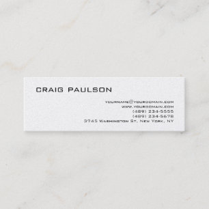 Pearl Simple Trendy Moderna Tarjeta de visita simp