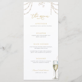 Pearls y Prosecco Bridal Shower Menu