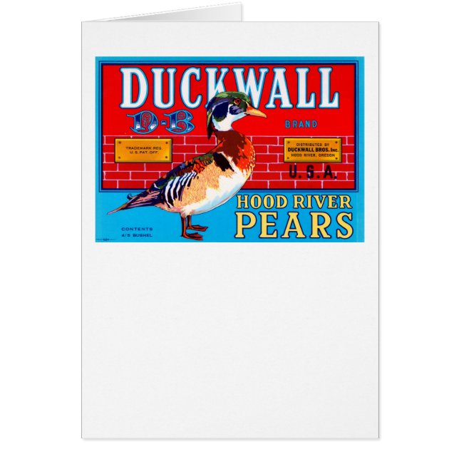 Pears Duckwall Hood River (Frente)