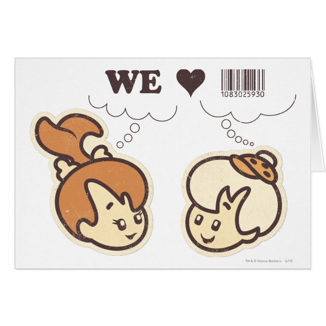 Pebbles y Bam Bam que amamos (Anverso (Horizontal))