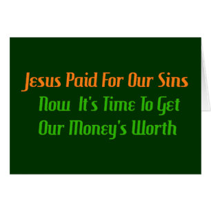 Pecado pagado por adelantado