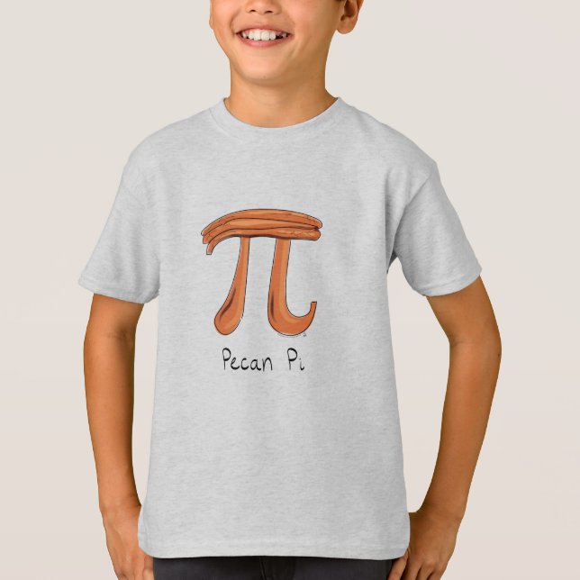 Pecan Pi Cute Math Pi Day Camiseta del niño (Anverso)
