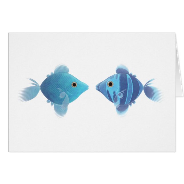 peces azules (Anverso (Horizontal))