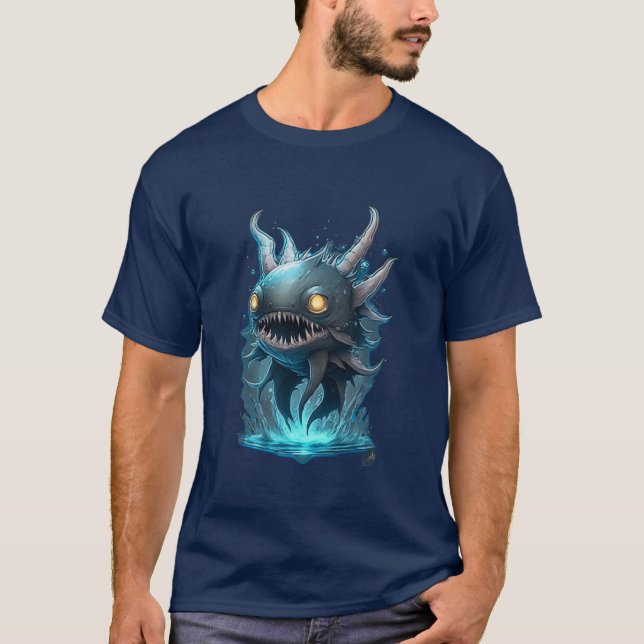 Peces del mar profundo Camiseta abissal de criatur (Anverso)