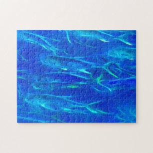 Peces en Escuela Foto Rompecabezas 11x14 con Caja