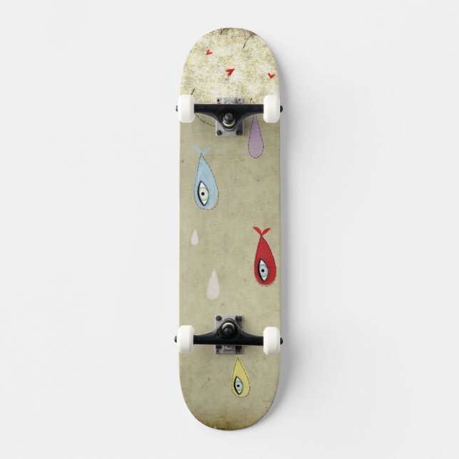 Peces Lluvia Patineta (Anverso)