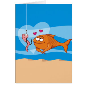 Peces y cebo enamorados