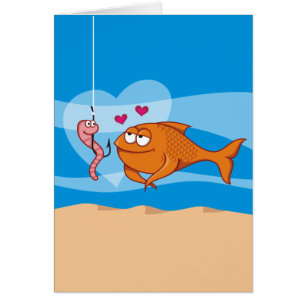 Peces y cebo enamorados