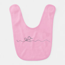 Pechero de patito rosa