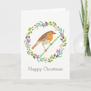 Pecho Rojo Robin, ave de Navidad