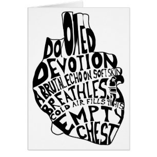 pecho vacío : corazón anatómico