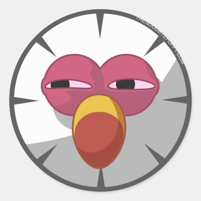 Peck Face Pegatina (Anverso)