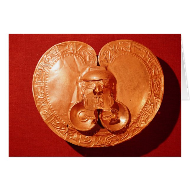 Pectoral con un rostro humano (Anverso (Horizontal))