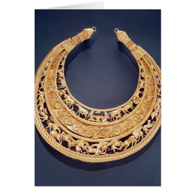 Pectoral en medialuna de Tolstaya Mogila (Frente)