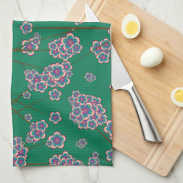 Peculiar Branches Jade Kitchen Toalla