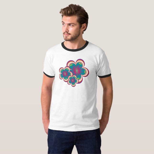 Peculiar camiseta de Ringer en Blooms (Anverso completo)