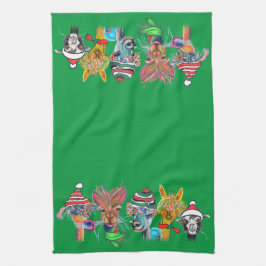 peculiar toalla de cocina alpaca