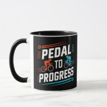 Pedal al progreso, tazas para ciclismo