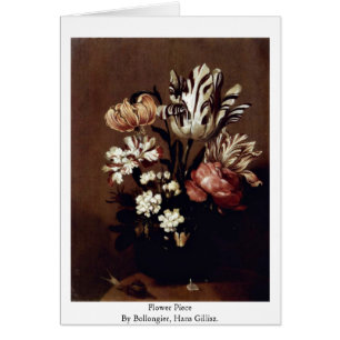 Pedazo de flor por Bollongier, Hans Gillisz.