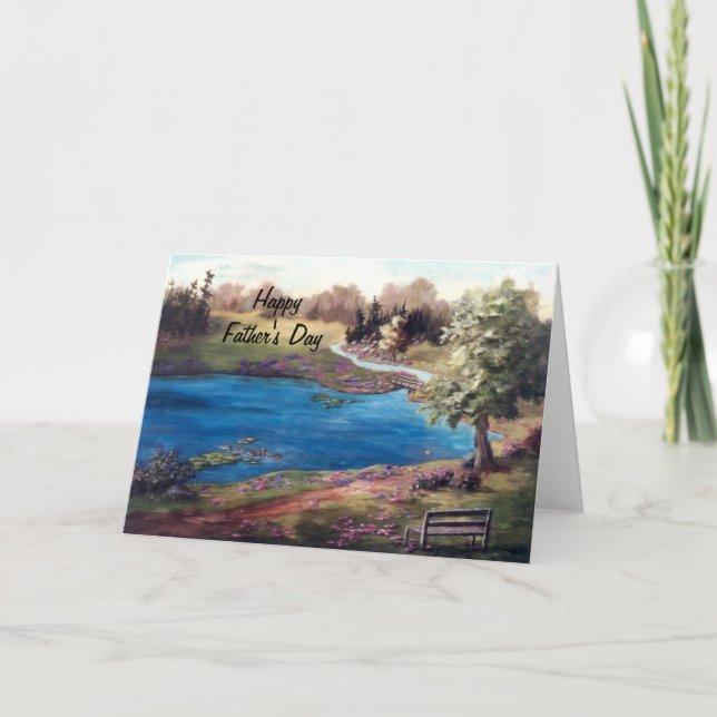 Pedazo de tarjeta del día de padre del cielo (Anverso)