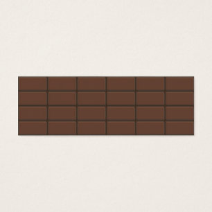 Pedazos de la barra de chocolate