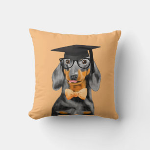 Pedigrí de Dachshund (Título de mascota) Almohada