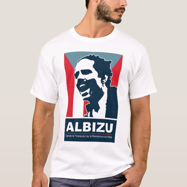Pedro Albizu Campos - camiseta blanca (Anverso)