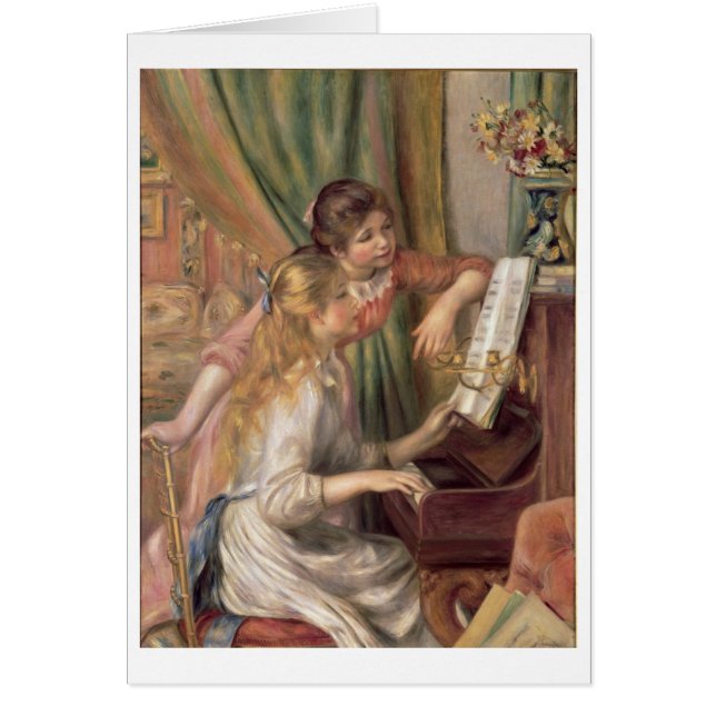 Pedro chicas jóvenes de Renoir un | en el piano (Frente)