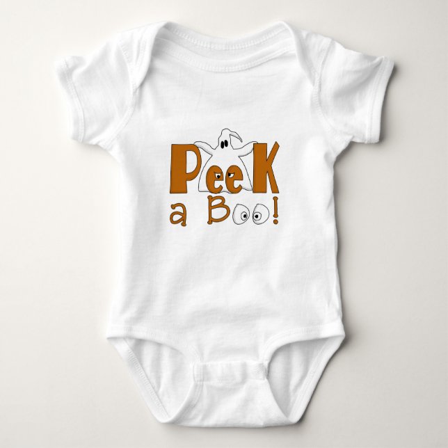 Peek A Boo Camisetas y regalos de Halloween (Anverso)