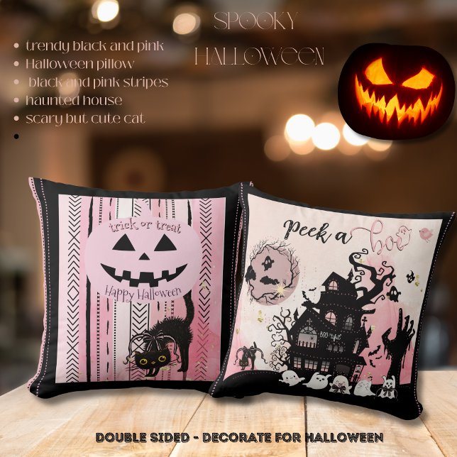 "Peek a Boo" espeluznante almohada de Halloween (Peek a Boo Spooky-Cute Halloween Pillow)
