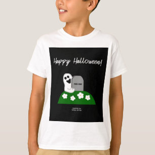 Peek A Boo Ghost Boys Camiseta Básica Blanca