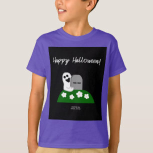 Peek A Boo Ghost Boys Púrpura Camiseta