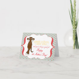 PeeK-A-Boo Primera tarjeta del día de la madre