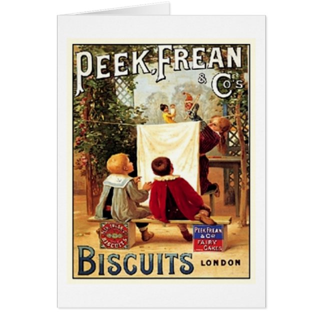 Peek Frean Cos. Biscuits London Vintage Ad (Frente)