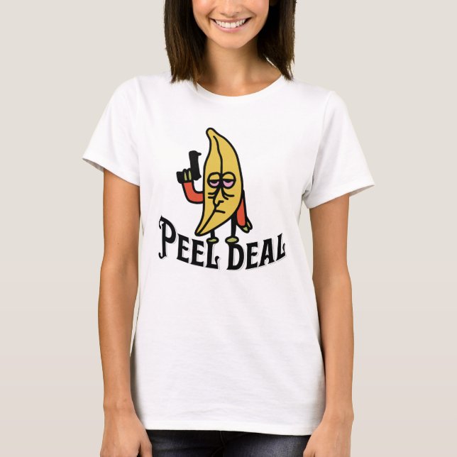 Peel Deal: Vamos Bananas camiseta de diseño divert (Anverso)