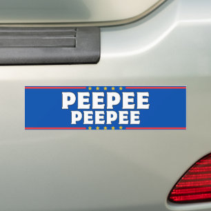 PeePee PooPoo 2024 Pegatina de pegatinas de parach