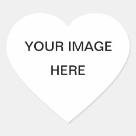 Pega tu imagen aquí Pegatina de corazón