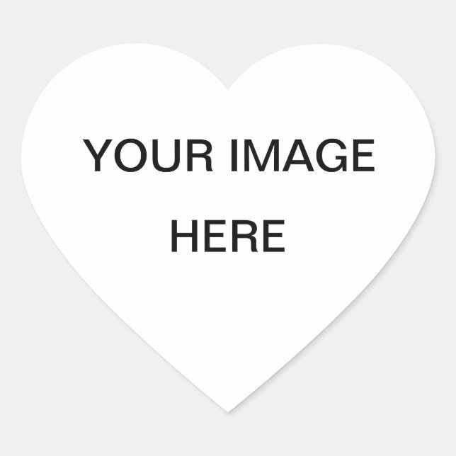 Pega tu imagen aquí Pegatina de corazón (Anverso)