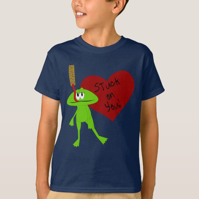 Pegado en usted la camisa de la tarjeta del día de (Anverso)