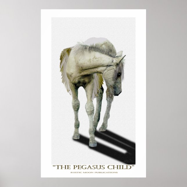 "PEGASUS CHILE" Poster de arte del libro (Frente)