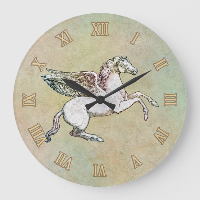 Pegasus (cualquier color que desee) reloj de pared (Anverso)
