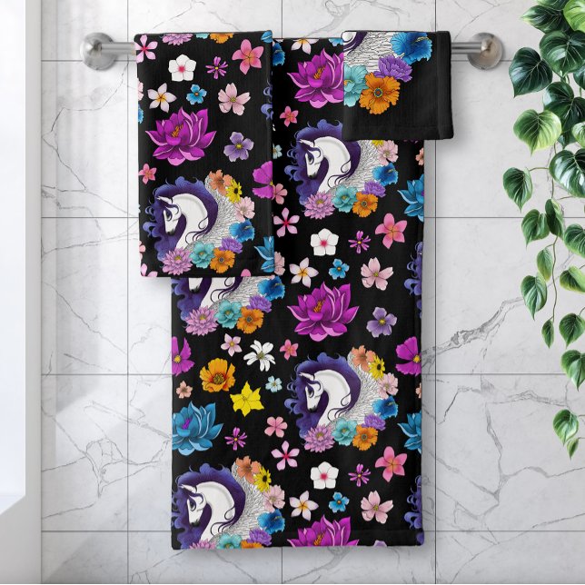 Pegasus Floral Negro (Subido por el creador)