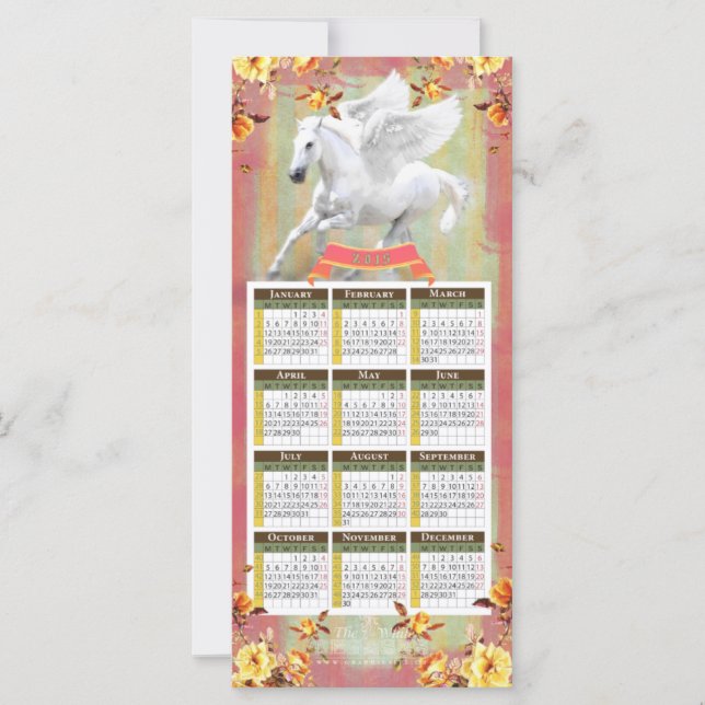 Pegasus II - Calendario / Postcard (Anverso)